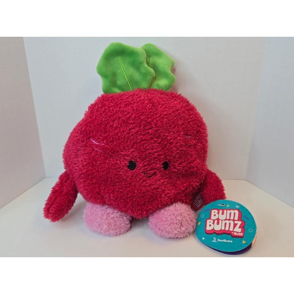 BumBumz by Russ Ronnie the Radish 7.5 Inch RootBumz Plush Toy Magenta BBZ8-#38